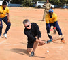 Steve Waugh batting in local game of Cricket